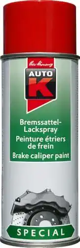 Bremssattellack AutoK Special, Lackspray für Bremssattel, 400ml, rot