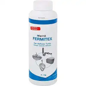 Fermitex Rohrreiniger Pulver 1 kg – chemischer Abflussreiniger