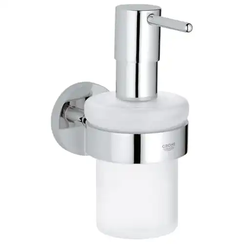 Seifenspender GROHE Essentials mit Halter und verdeckter Befestigung