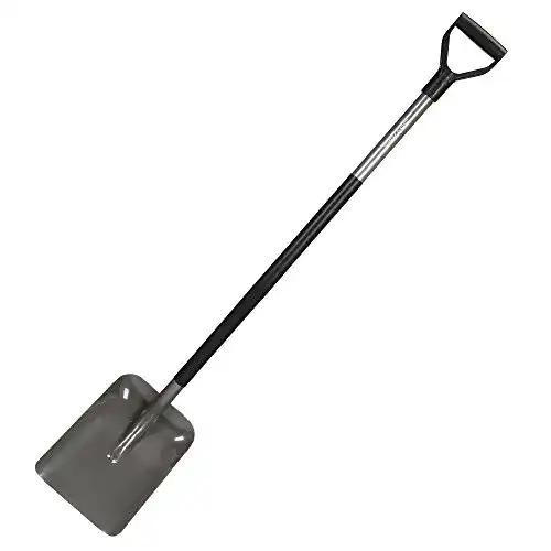 Fiskars Schaufel mit Stahl-Blatt, Breite 23,5 cm, Länge 132 cm