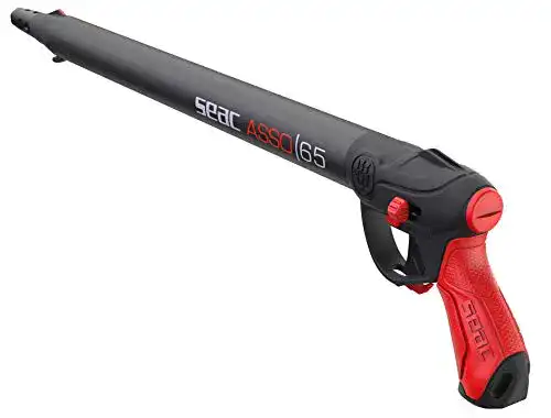 Pneumatische Harpune Seac Asso C/R mit Regler und Gummigriff