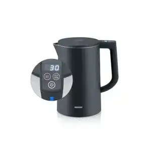 Severin Cool-Touch Wasserkocher mit doppelwandigem Gehäuse und Warmhaltefunktion