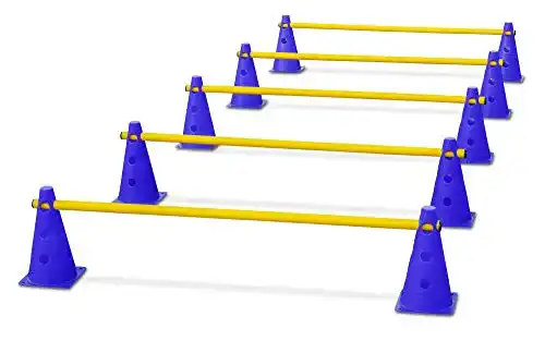 Hürden Haest Steckset für Agility, Cavaletti und Fußballtraining