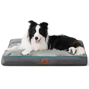 Bedsure Hundebett wasserdicht für große Hunde, 10,2 cm dick, bis 36,3 kg