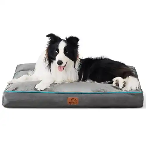 Bedsure Hundebett wasserdicht für große Hunde, 10,2 cm dick, bis 36,3 kg