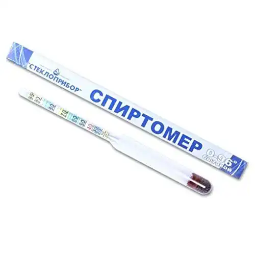Alkoholmeter Refraktometer Aräometer 0-96 Vol% zur Messung des Alkoholgehalts