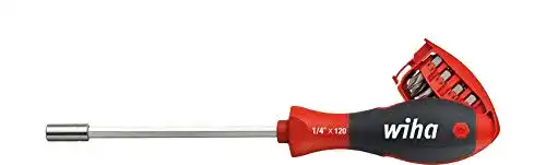 Bithalter Wiha Schraubendreher mit magnetischem Bit Set Magazin