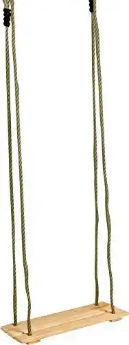 Holzschaukel Small Foot Brettschaukel aus Holz für drinnen und draußen