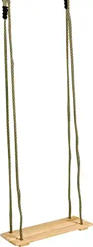 Holzschaukel Small Foot Brettschaukel aus Holz für drinnen und draußen