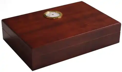 Tragbarer Humidor GERMANUS in Braun für Zigarren und Zigarillos