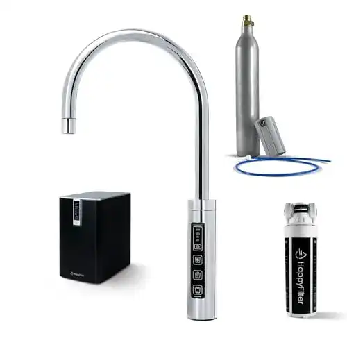 Sodaarmatur HappyFilter FizzRed Wassersprudler und Wasserkocher