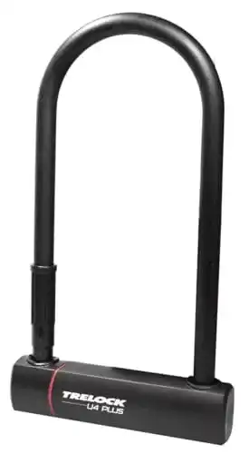 Bügelschloss Trelock Unisex Erwachsene – 2232025920, Schwarz