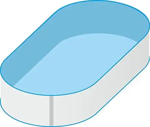 Ovales Schwimmbecken Trendpool 5,30 x 3,20 x 1,20 m