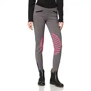 Reithose Damen HKM 9228 Reitleggings Starlight mit Silikonkniebesatz