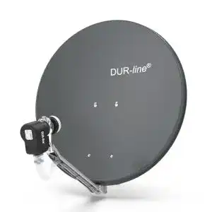 DUR-line Satellitenschüssel Set für 4 Teilnehmer