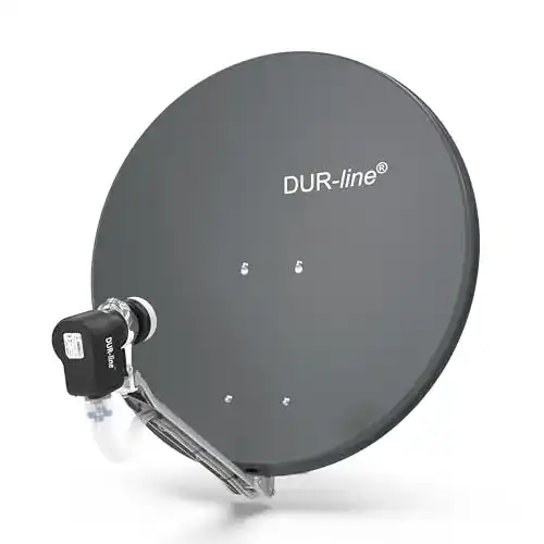 DUR-line Satellitenschüssel Set für 4 Teilnehmer