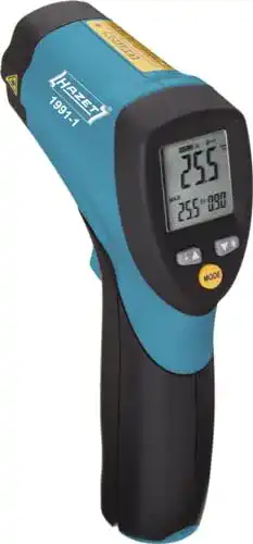 Infrarot-Thermometer Hazet 1991-1 kontaktlose Oberflächenmessung
