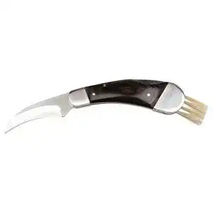 Pilzmesser Schwarzwolf Outdoor mit Bürste und Neoprentasche