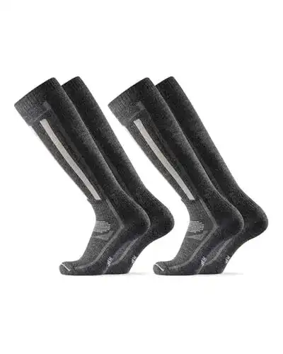 Merino Skisocken von Danish Endurance – Thermo-Socken für Damen, Herren und Kinder