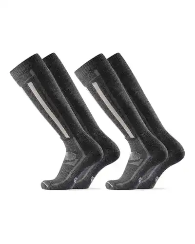 Merino Skisocken von Danish Endurance – Thermo-Socken für Damen, Herren und Kinder
