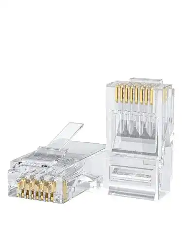 RJ45-Stecker von CableCreation im 100er Pack für Cat6 Netzwerkkabel