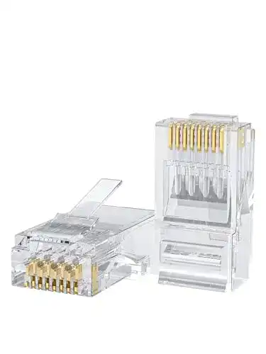 RJ45-Stecker von CableCreation im 100er Pack für Cat6 Netzwerkkabel