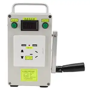 Handkurbel-Generator Tnfeeon – Tragbarer Notstromgenerator für den Einsatz im Freien