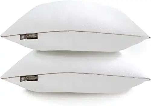 Bambus-Kissen Makimoo Premium 2-Pack Schlafkissen mit Mikrofaserfüllung