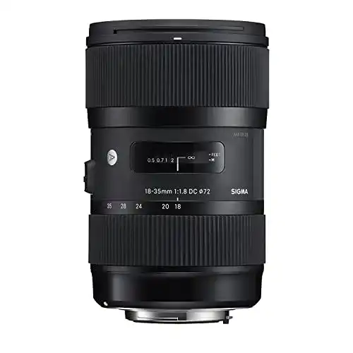 Sigma 18-35mm F1.8 DC HSM Art Weitwinkelobjektiv für Canon