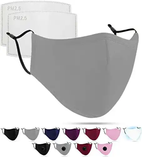 Mundschutz Maske Luftty Premium grau für die Community