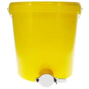 Honigeimer Germerott Bienentechnik Abfülleimer 25kg mit Quetschhahn