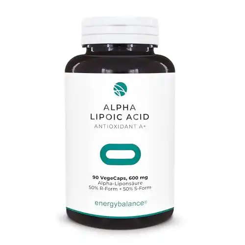 Alpha-Liponsäure Kapseln mit Antioxidantien für Vegetarier und Veganer