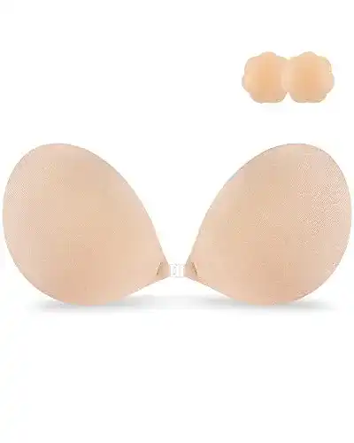Klebe-BH Niidor Klebe BH, trägerloser BH unsichtbar Push Up BH