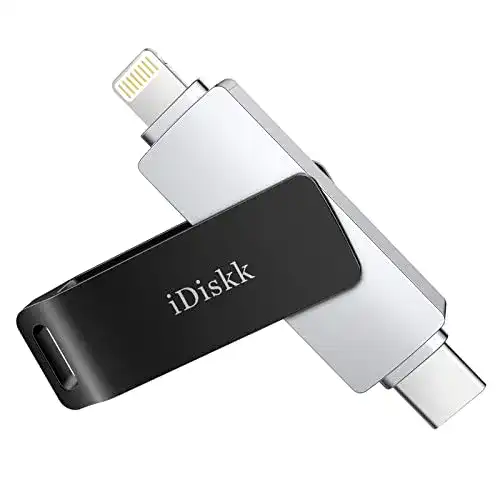 iDiskk Lightning USB-Stick 256GB MFi-zertifiziert für iPhone