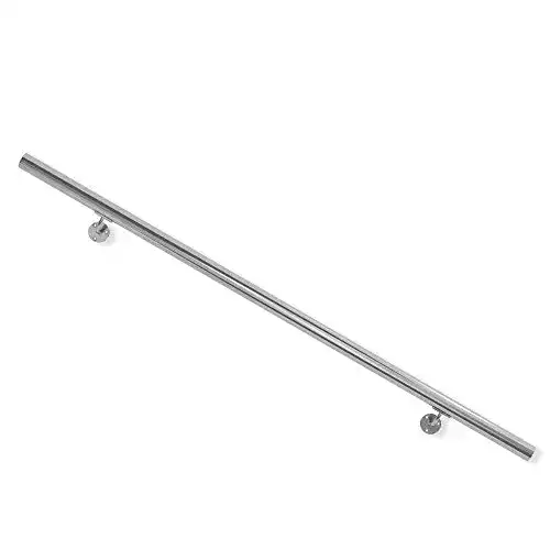 DOLLE Edelstahl Handlauf Set 150 cm (kürzbar) mit Halterung