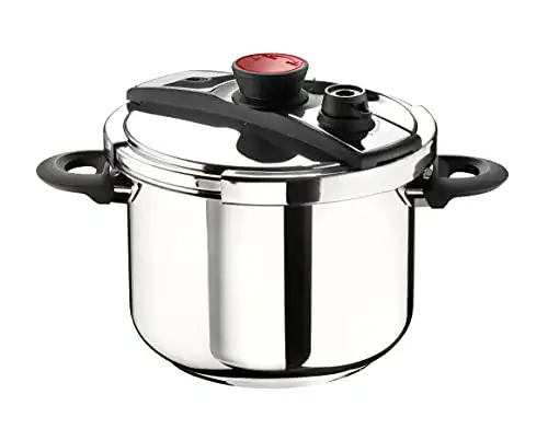 Schnellkochtopf 6 Liter Pintinox Pro Druckkochtopf aus Edelstahl