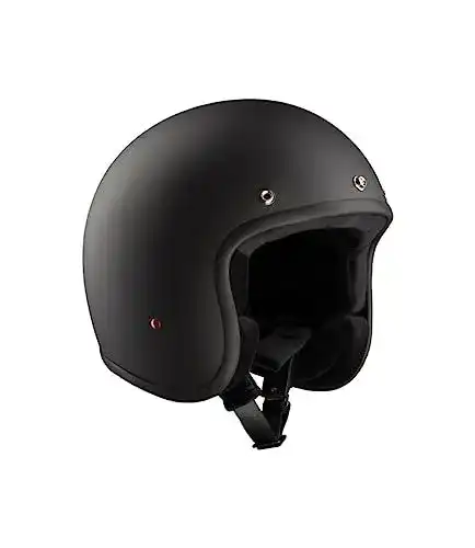 Bandit Jethelm ECE Jet 2 in Schwarz Matt, Größe L (59)