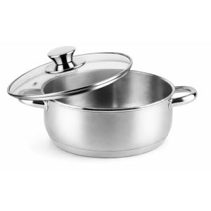 Kochtopf 20 cm VIER CI20 Induktion aus Edelstahl 18/10