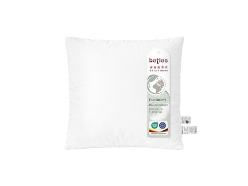 Daunenkissen Beties „PublikSoft“ 40×40 cm Kopfkissen