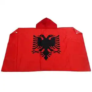 Albanien Flagge AZ FLAG, Umhangflagge Albanien 150×90 cm