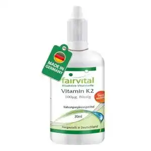 Vitamin K2 Tropfen 100µg von Fairvital – MK-7 in All-Trans Form