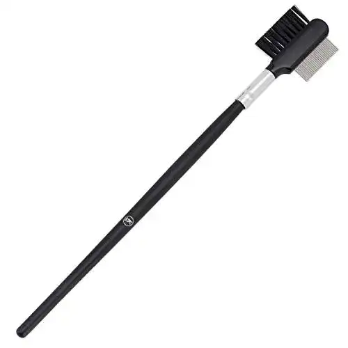 Wimpernkamm K-Pro 2-in-1 Augenbrauenbürste Metall Stylingtool