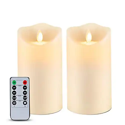LED-Kerze Homemory 15,2 cm x 8,2 cm für den Außenbereich