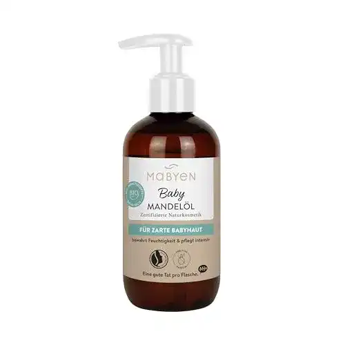 Mandelöl Mabyen Baby 200 ml Bio Pflegeöl für zarte Babyhaut