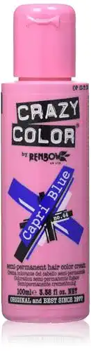 Blaue Haarfarbe Crazy Color Capri Blue No. 44, 100 ml im Doppelpack