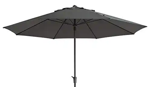 Sonnenschirm 4m aus Aluminium mit UV-Schutz und regenabweisendem Bezug
