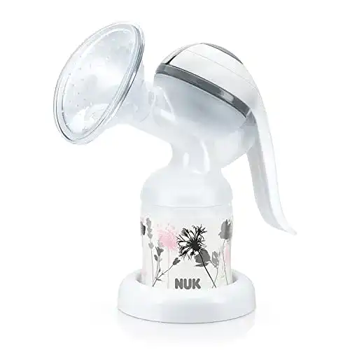 Milchpumpe NUK Jolie Hand mit Silikonkissen für sanftes Abpumpen