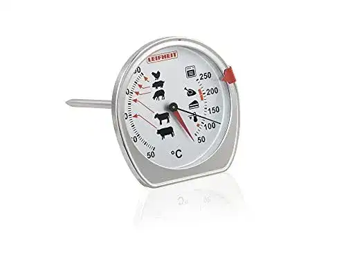 Backofenthermometer Leifheit für Braten und Ofen mit kombinierter Anzeige
