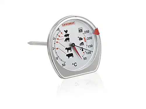 Backofenthermometer Leifheit für Braten und Ofen mit kombinierter Anzeige