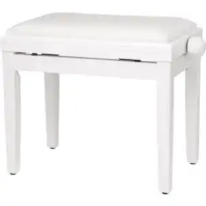 Steinmayer Pianobank Weiß-matt, höhenverstellbar 47-56 cm